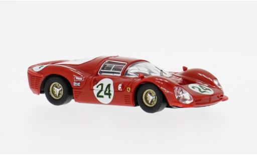 Modellini auto Ferrari 330 P3 Daytona 1967 #24 M.Parkes/L.Scarfiotti 1/87 Brekina