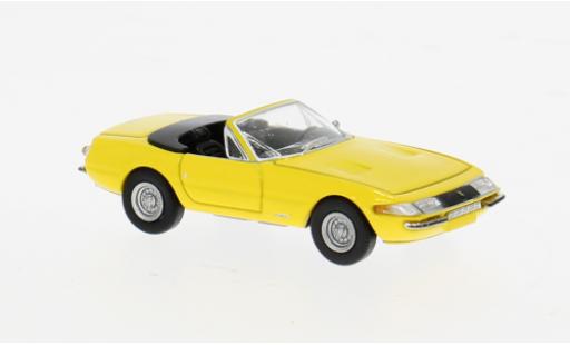 Modellini auto Ferrari 365 GTS/4 Daytona Spider gelb 1971 1/87 Brekina
