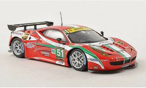 Ferrari 458 Italia GT2 1/43 Fujimi No.51 AF Corse 24h Le Mans 2013 /M.Malucelli modellini auto