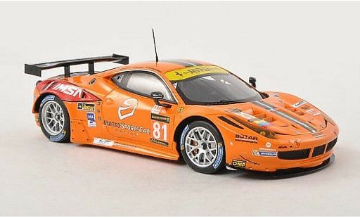 Ferrari 458 Italia GT2 1/43 Fujimi No.81 8Star Motorsports 24h Le Mans 2013 /J.Bright modellini auto