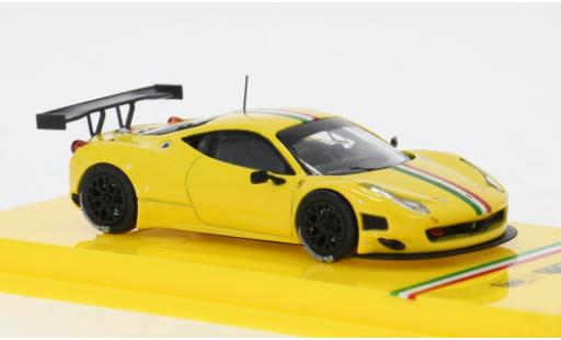 Ferrari 458 1/64 Tarmac Works Italia GT3 gelb/Dekor 1:64 modellino in miniatura