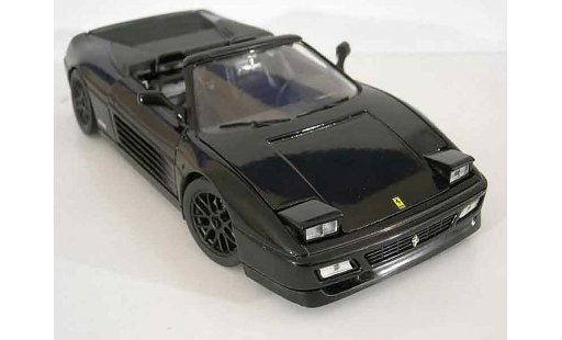 Ferrari 348 Spider 1/18 Mira tuning noir modellini auto