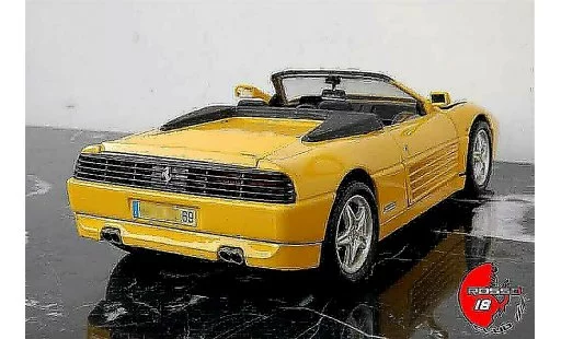 Ferrari 348 Spider 1/18 Mira giallo modellini auto