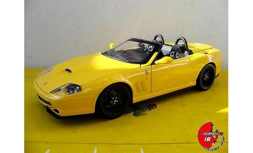 Ferrari 550 Barchetta 1/18 Hot Wheels monegasque l292 modellini auto