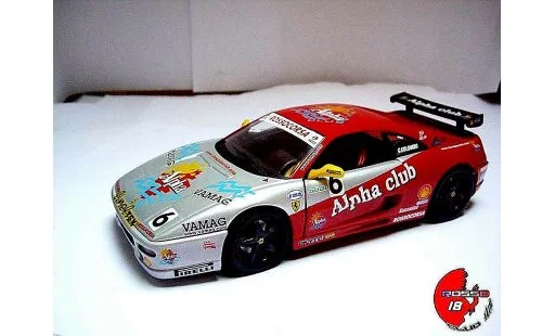 Ferrari F355 Berlinetta 1/18 Hot Wheels Berlina challenge #6 c.colombo modellini auto