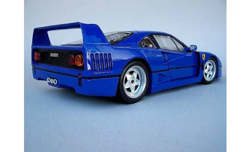 Ferrari F40 Coupe 1/18 Burago stradale blu rfr sport modellini auto