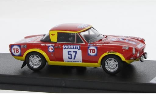 Fiat 124 1/43 Trofeu Abarth Rallye Rallye WM 1000 Lakes Rallye 1974 M.Oksala/T.Aho 1:43 modellino in miniatura