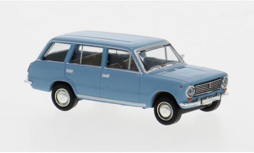 Fiat 124 1/87 Brekina Familiare blau 1966 1:87 modellino in miniatura