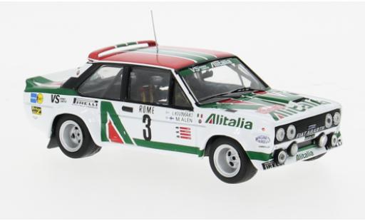 Fiat 131 1/43 IXO Abarth Rally Monte Carlo 1979 #3 M.Alen/I.Kivimaki 1:43 modellino in miniatura