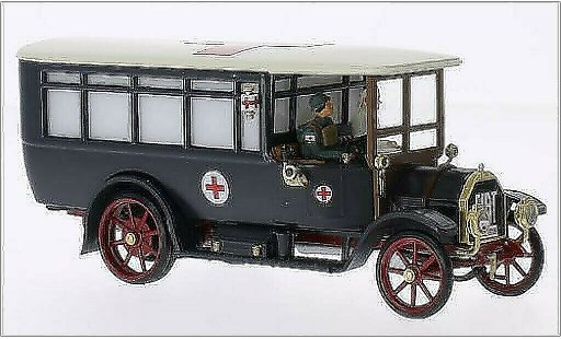 Fiat 18 Ambulanza 1/43 Rio BL Autobus RHD Croce Rossa modellini auto