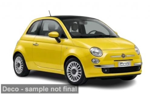 Fiat 500 1/87 Norev gelb 2008 1:87 modellino in miniatura