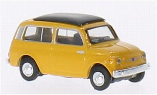 Fiat 500 Giardiniera 1/87 Schuco Giardinera giallo modellini auto