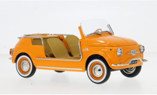 Fiat 500 1/18 Norev Jolly orange 1965 1:18 modellino in miniatura