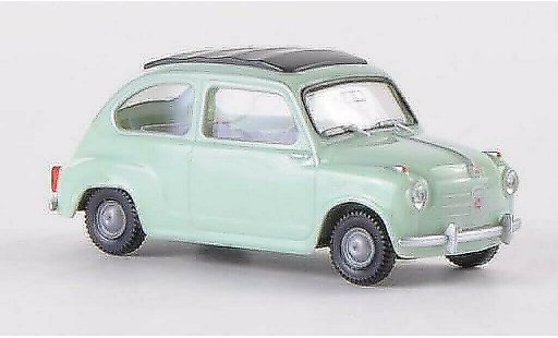 Fiat 600 Berlina 1/87 Wiking verde modellini auto