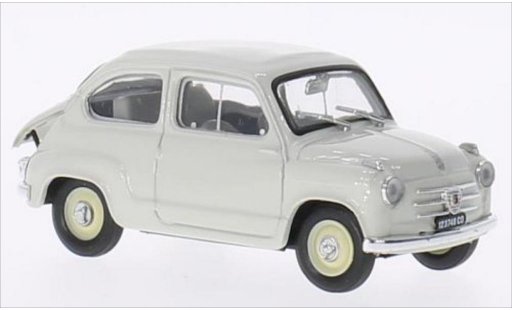 Fiat 600 Berlina 1/43 Brumm grigio 1956 modellini auto