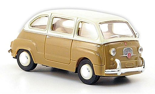 Fiat 600 Multipla 1/87 Brekina marrone/elfenbein modellini auto