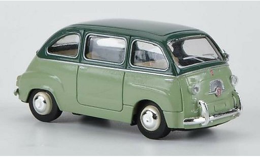 Fiat 600 Multipla 1/87 Brekina verde/verde modellini auto