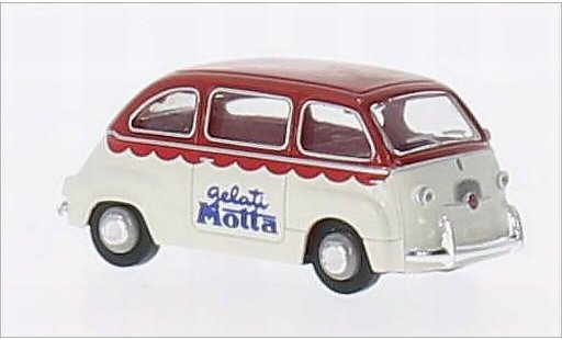 Fiat Multipla Multipla 1/87 Brekina Gelati Motta modellini auto