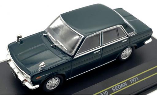 Datsun 510 1/43 First 43 Models Sedan verde RHD 1971 modellino in miniatura