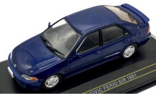 Honda Civic 1/43 First 43 Models Ferio SiR blu RHD 1991 modellino in miniatura