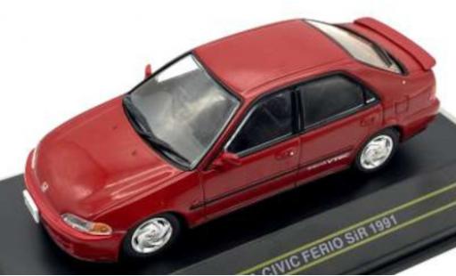 Honda Civic 1/43 First 43 Models Ferio SiR rosso RHD 1991 modellino in miniatura