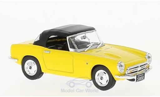 Honda S800 1/43 First 43 Models giallo RHD 1966 geschlossen modellino in miniatura