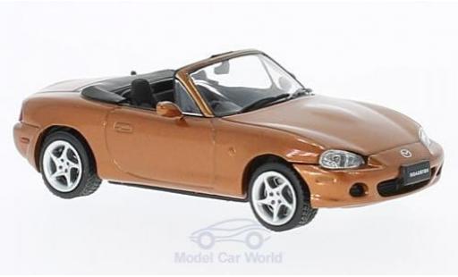 Mazda MX 1/43 First 43 Models -5 Roadster metallico orange RHD 2001 modellino in miniatura