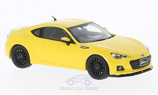 Subaru BRZ 1/43 First 43 Models STI tS giallo RHD 2013 modellino in miniatura