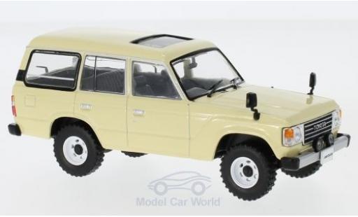 Toyota Land Cruiser 1/43 First 43 Models LC60 beige RHD 1982 modellino in miniatura