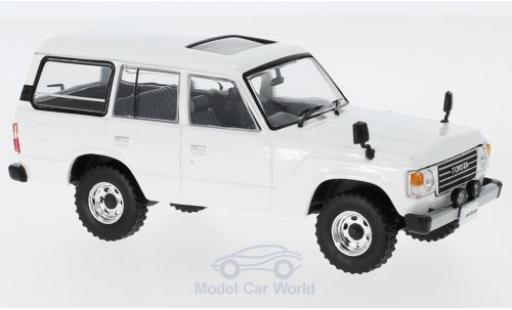 Toyota Land Cruiser 1/43 First 43 Models LC60 bianco RHD 1982 modellino in miniatura