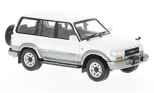 Toyota Land Cruiser 1/43 First 43 Models LC80 metallico bianco/grigio RHD 1992 modellino in miniatura