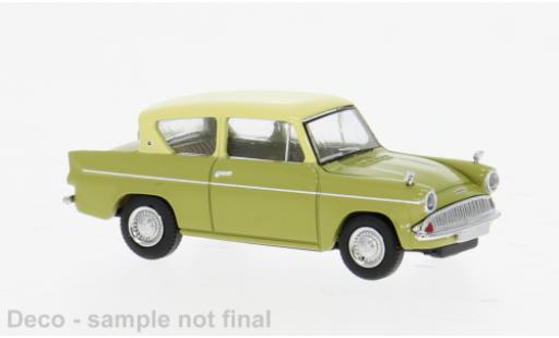 Ford Anglia 1/87 Brekina gr&uuml;n/beige 1959 1:87 modellino in miniatura