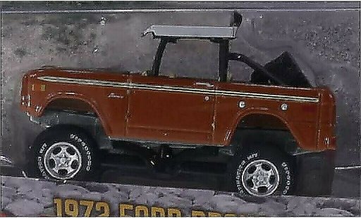 Ford Bronco Baja 1/64 Greenlight rame/opaco-nero 1972 modellini auto