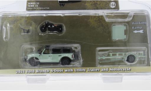 Ford Bronco 1/64 Greenlight grau 2021 1:64 modellino in miniatura