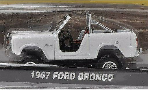 Ford Bronco Wagon 1/64 Greenlight bianco 1967 modellini auto