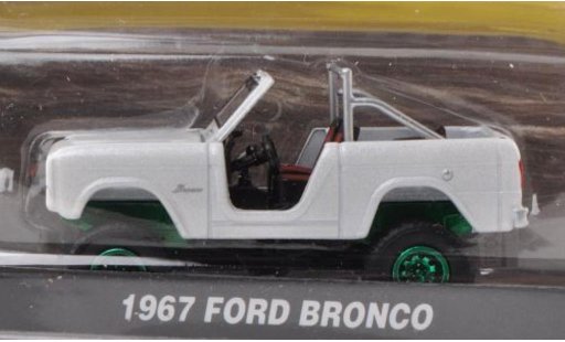 Ford Bronco Wagon 1/64 Greenlight bianco Special Version 1967 modellini auto