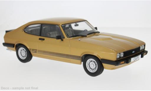 Ford Capri 1/18 MCG III gold 1978 1:18 modellino in miniatura