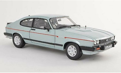 Ford Capri 2.8i 1/18 Norev MkIII grigio-blu 1982 modellini auto