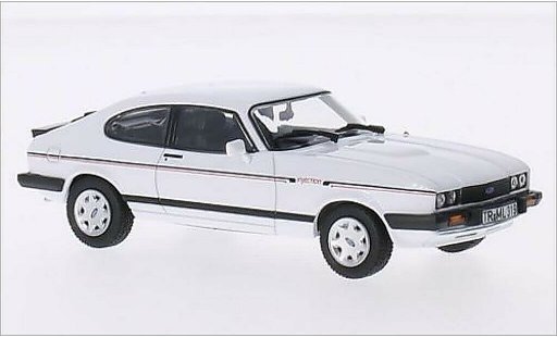 Ford Capri 2.8i 1/43 Norev MkIII bianco/Dekor 1984 modellini auto