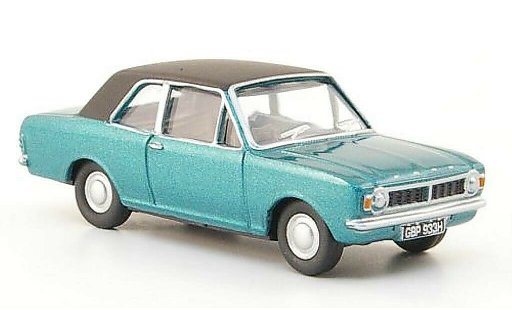 Ford Cortina MK2 1/76 Oxford MKII verde/nero modellini auto