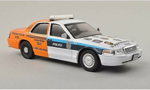 Ford Crown Police Interceptor 1/43 IXO Victoria Arlington - Sober Ride Taxi Polizia (USA) 2012 modellini auto