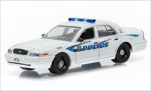 Ford Crown Police Interceptor 1/64 Greenlight Victoria Maui 2008 modellini auto