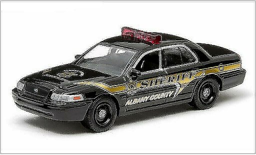 Ford Crown Police Interceptor 1/64 Greenlight Victoria 2009 modellini auto