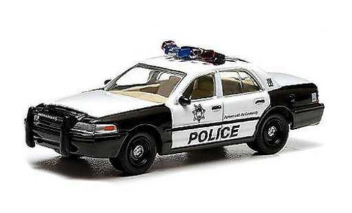 Ford Crown Police Interceptor 1/64 Greenlight Victoria Las Vegas Metro The Hangover modellini auto