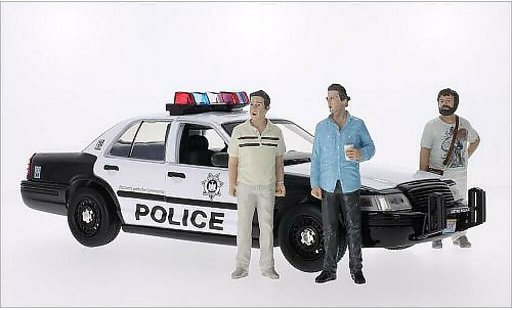Ford Crown Police Interceptor 1/18 Greenlight Victoria 2009 modellini auto