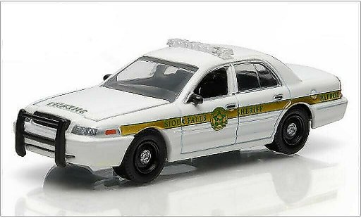 Ford Crown Police Interceptor 1/64 Greenlight Victoria Sioux Falls Sheriff Supernatural modellini auto