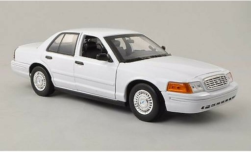 Ford Crown Police Interceptor 1/18 Motormax Victoria bianco Polizia (USA) modellini auto