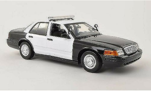 Ford Crown Police Interceptor 1/18 Motormax Victoria bianco/nero Polizia (USA) modellini auto