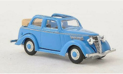 Ford Eifel Cabriolimousine 1/87 Busch blu modellini auto