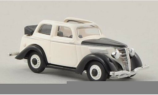 Ford Eifel Cabriolimousine 1/87 Busch bianco/nero modellini auto